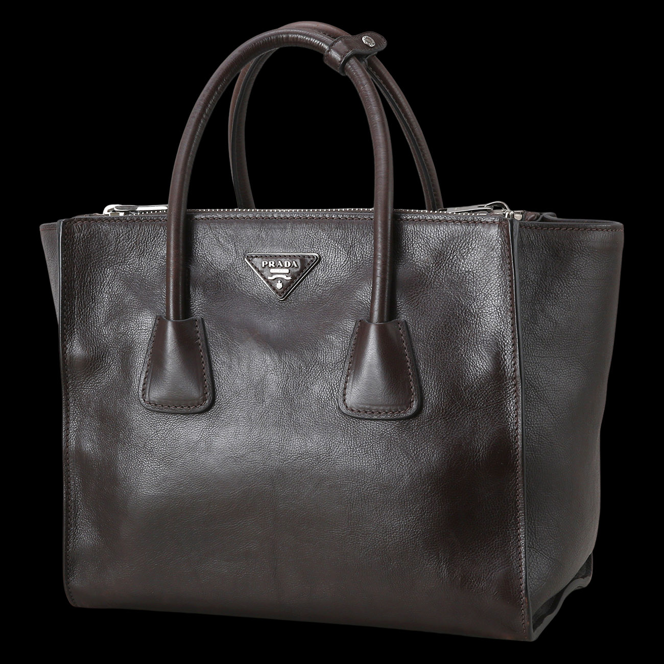 PRADA(USED)프라다 BN2619 글레이스 카프 토트겸 숄더백