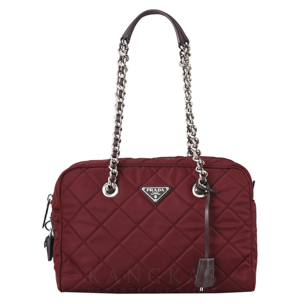 PRADA(USED)프라다 BL0903 포코노 나일론 체인 백