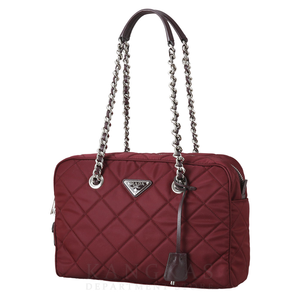 PRADA(USED)프라다 BL0903 포코노 나일론 체인 백