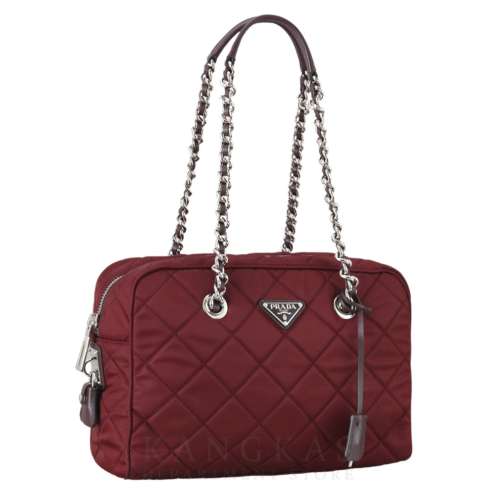 PRADA(USED)프라다 BL0903 포코노 나일론 체인 백