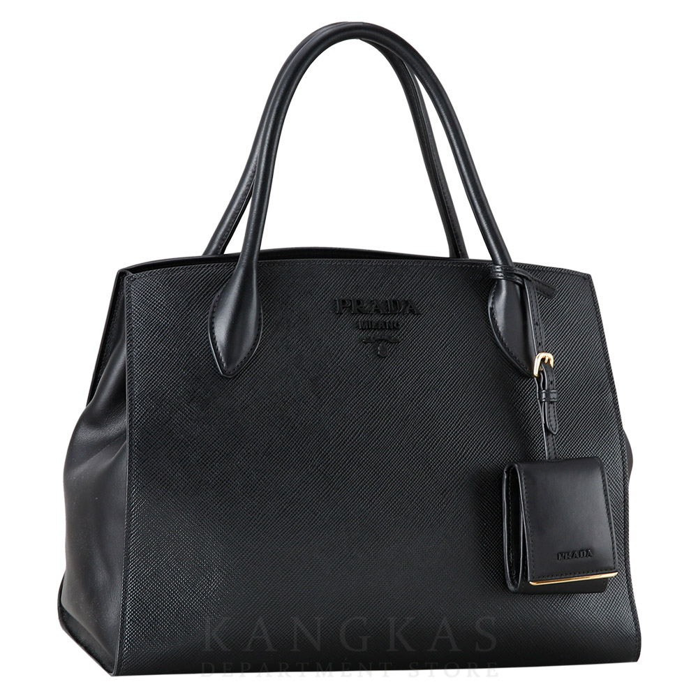 PRADA(USED)프라다 1BA155 사피아노 모노크롬 토트백