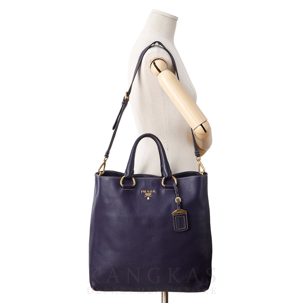 PRADA(USED)프라다 레더 토트겸 쇼퍼백