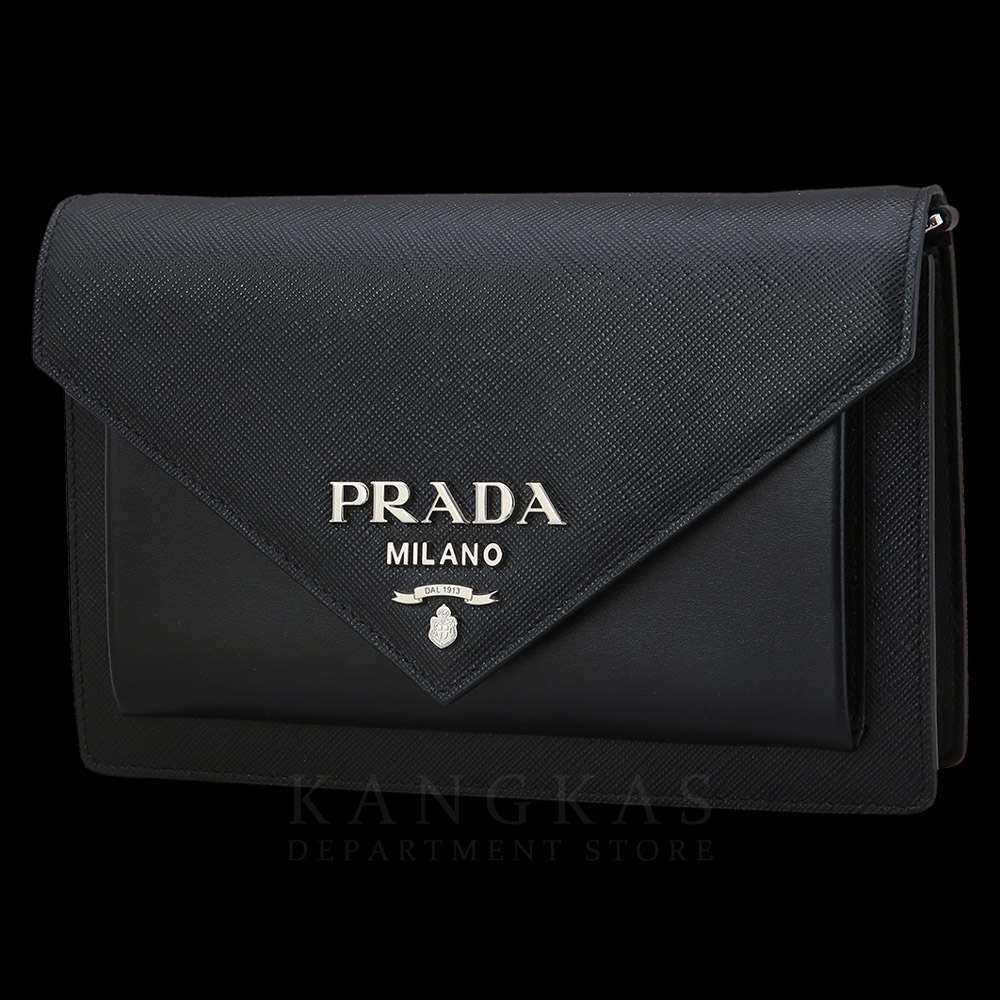 PRADA(USED)프라다 1BP020 사피아노 가죽 미니 엔벌로프 백