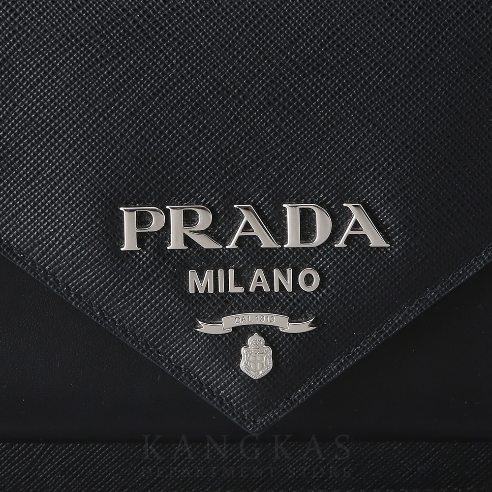 PRADA(USED)프라다 1BP020 사피아노 가죽 미니 엔벌로프 백