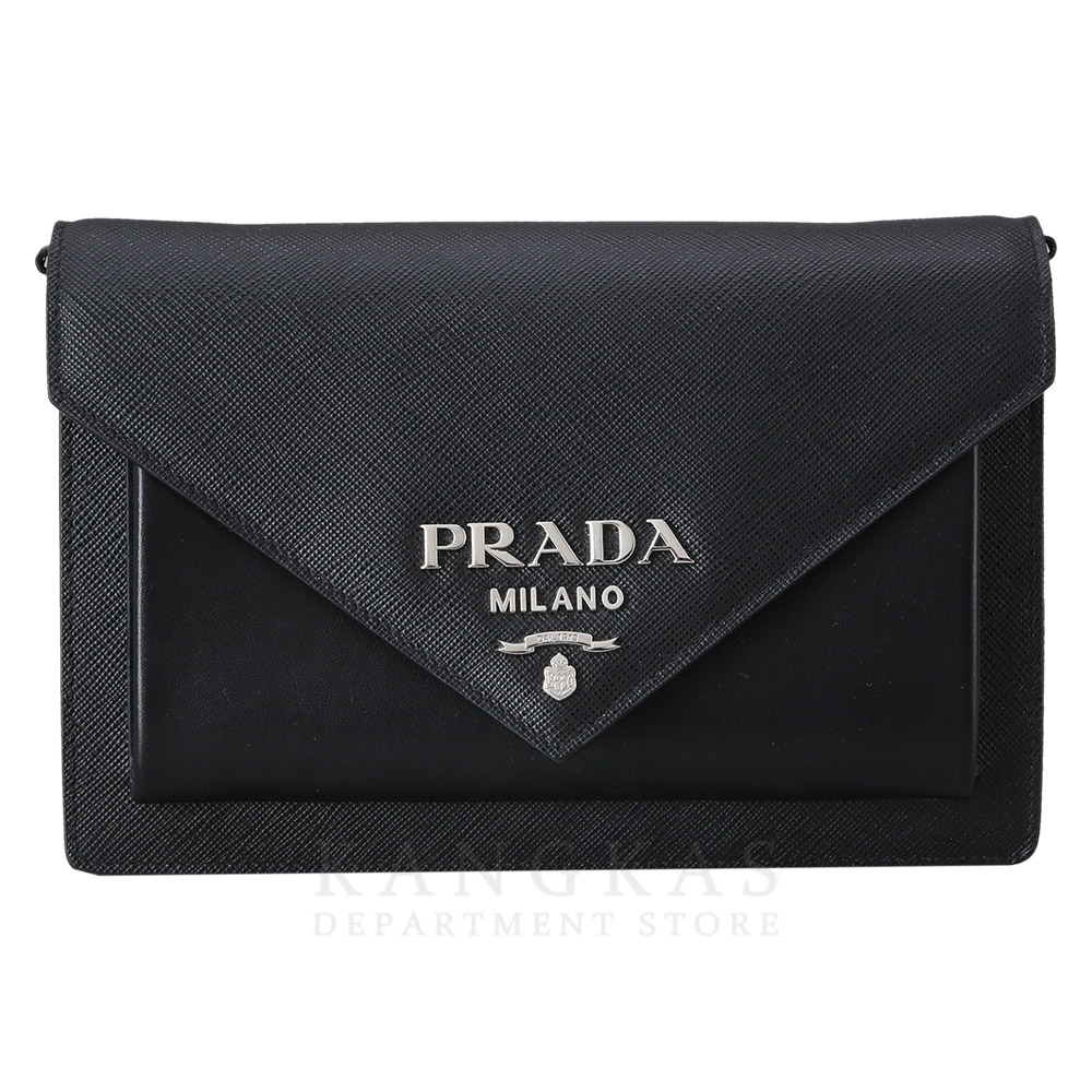 PRADA(USED)프라다 1BP020 사피아노 가죽 미니 엔벌로프 백
