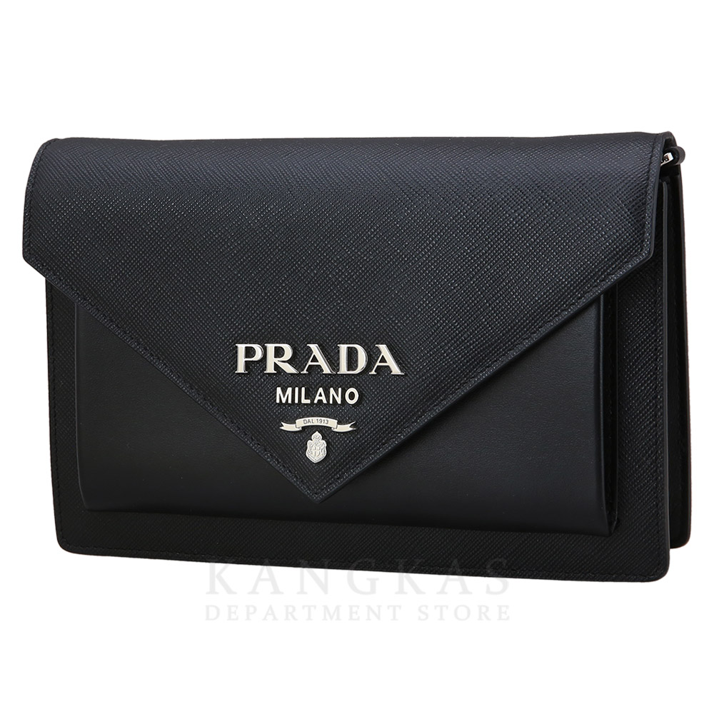 PRADA(USED)프라다 1BP020 사피아노 가죽 미니 엔벌로프 백
