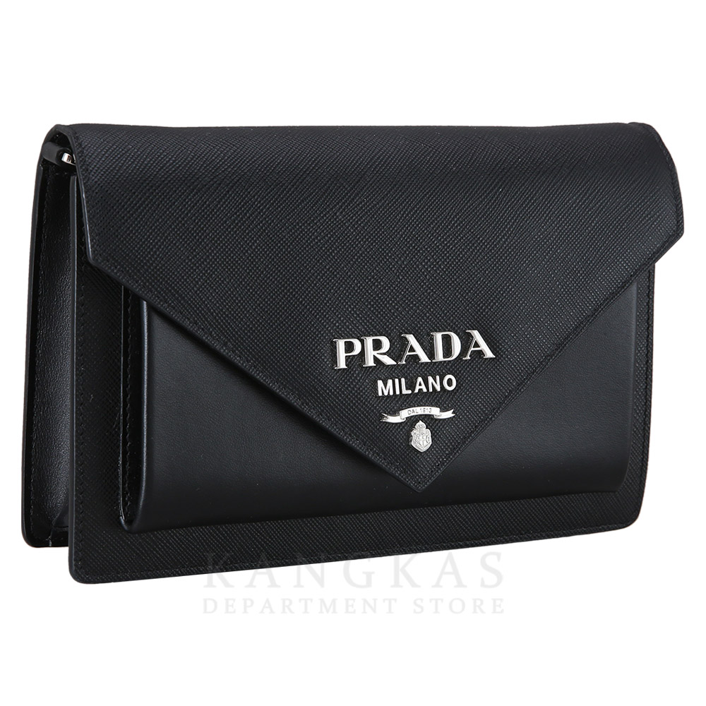 PRADA(USED)프라다 1BP020 사피아노 가죽 미니 엔벌로프 백