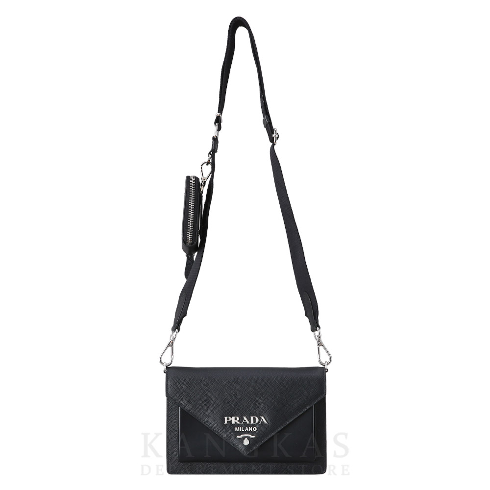 PRADA(USED)프라다 1BP020 사피아노 가죽 미니 엔벌로프 백