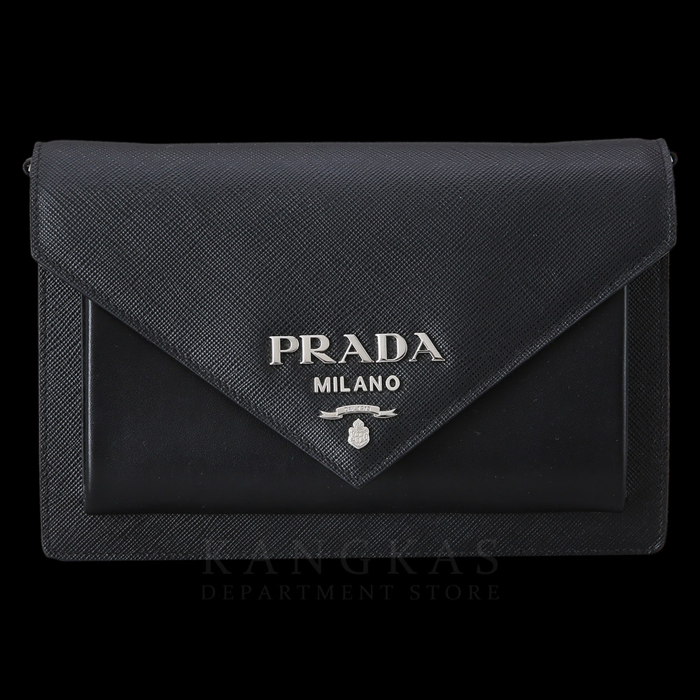 PRADA(USED)프라다 1BP020 사피아노 가죽 미니 엔벌로프 백