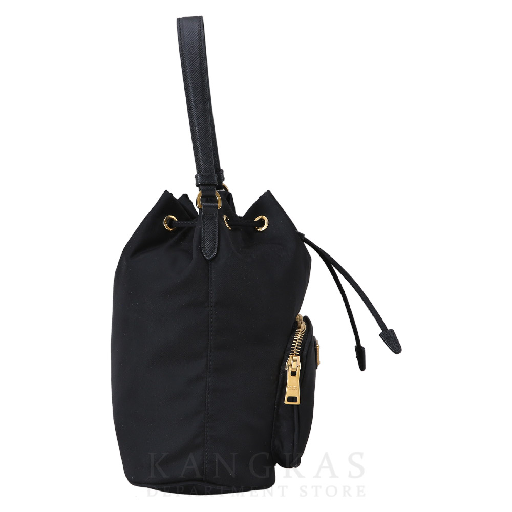 PRADA(USED)프라다 1BH038 패브릭 버킷백