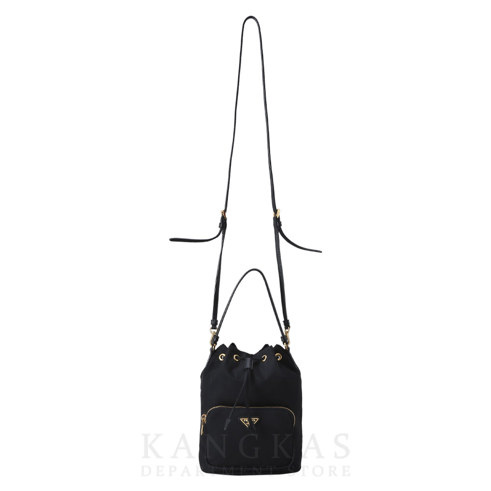 PRADA(USED)프라다 1BH038 패브릭 버킷백