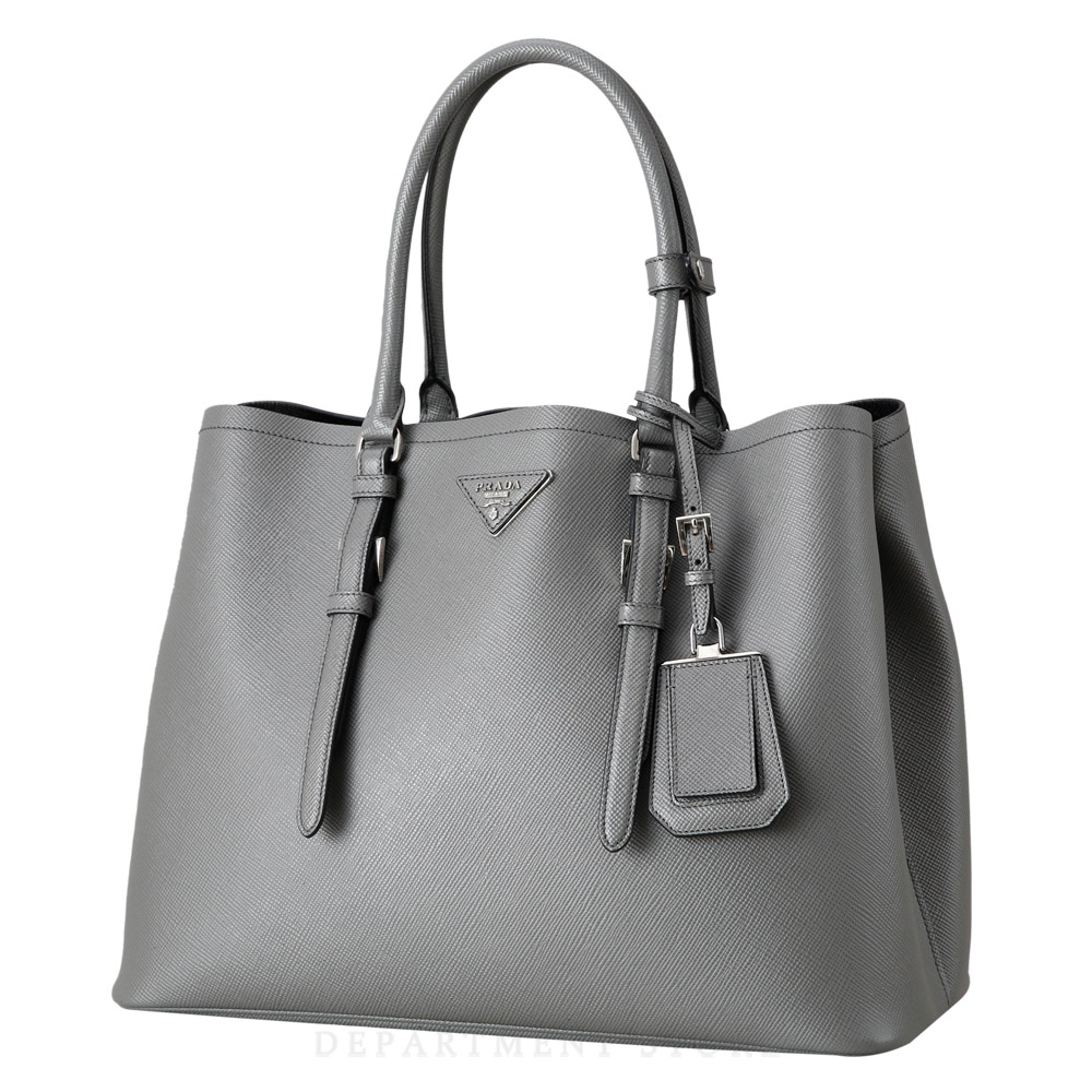 PRADA(USED)프라다 BN2820 사피아노 두블레 그레이