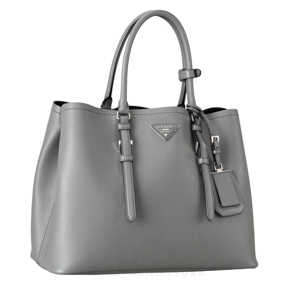 PRADA(USED)프라다 BN2820 사피아노 두블레 그레이