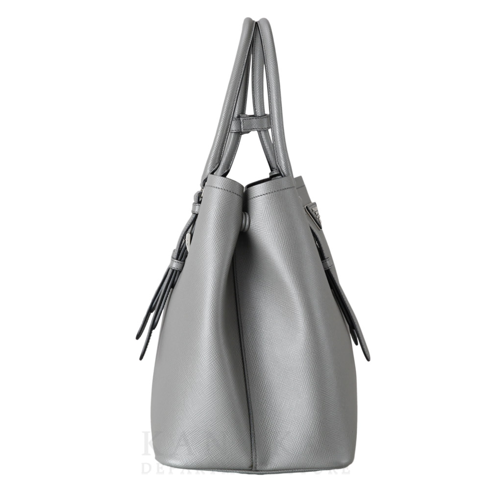 PRADA(USED)프라다 BN2820 사피아노 두블레 그레이