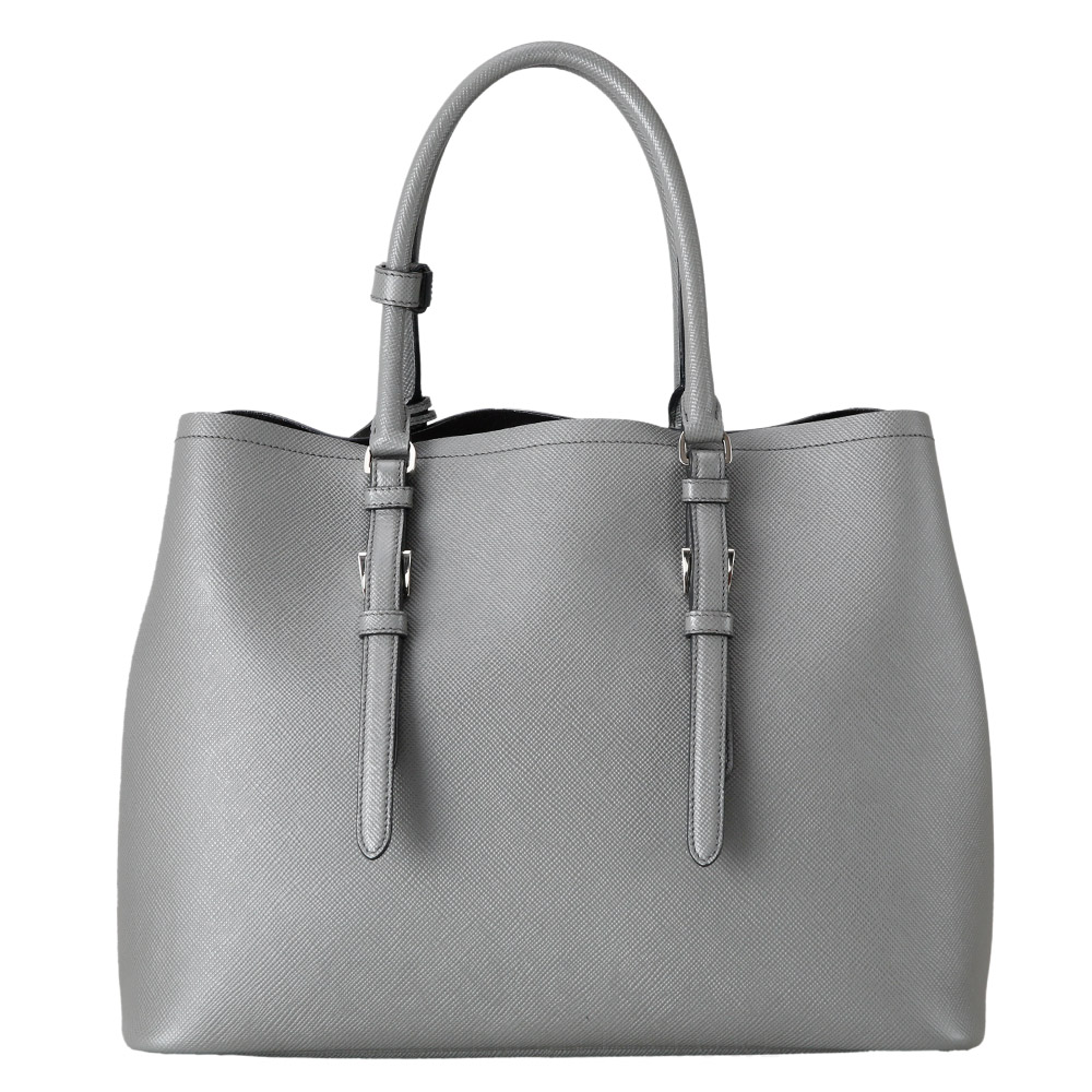 PRADA(USED)프라다 BN2820 사피아노 두블레 그레이