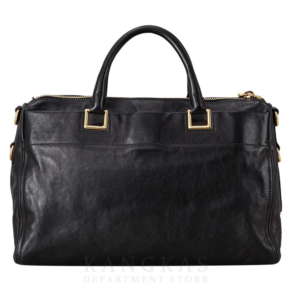 PRADA(USED)프라다 블랙 레더 토트겸 숄더백