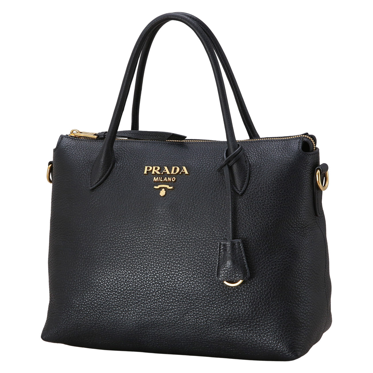 PRADA(USED)프라다 1BA157 비텔로 다이노 토트겸 숄더백