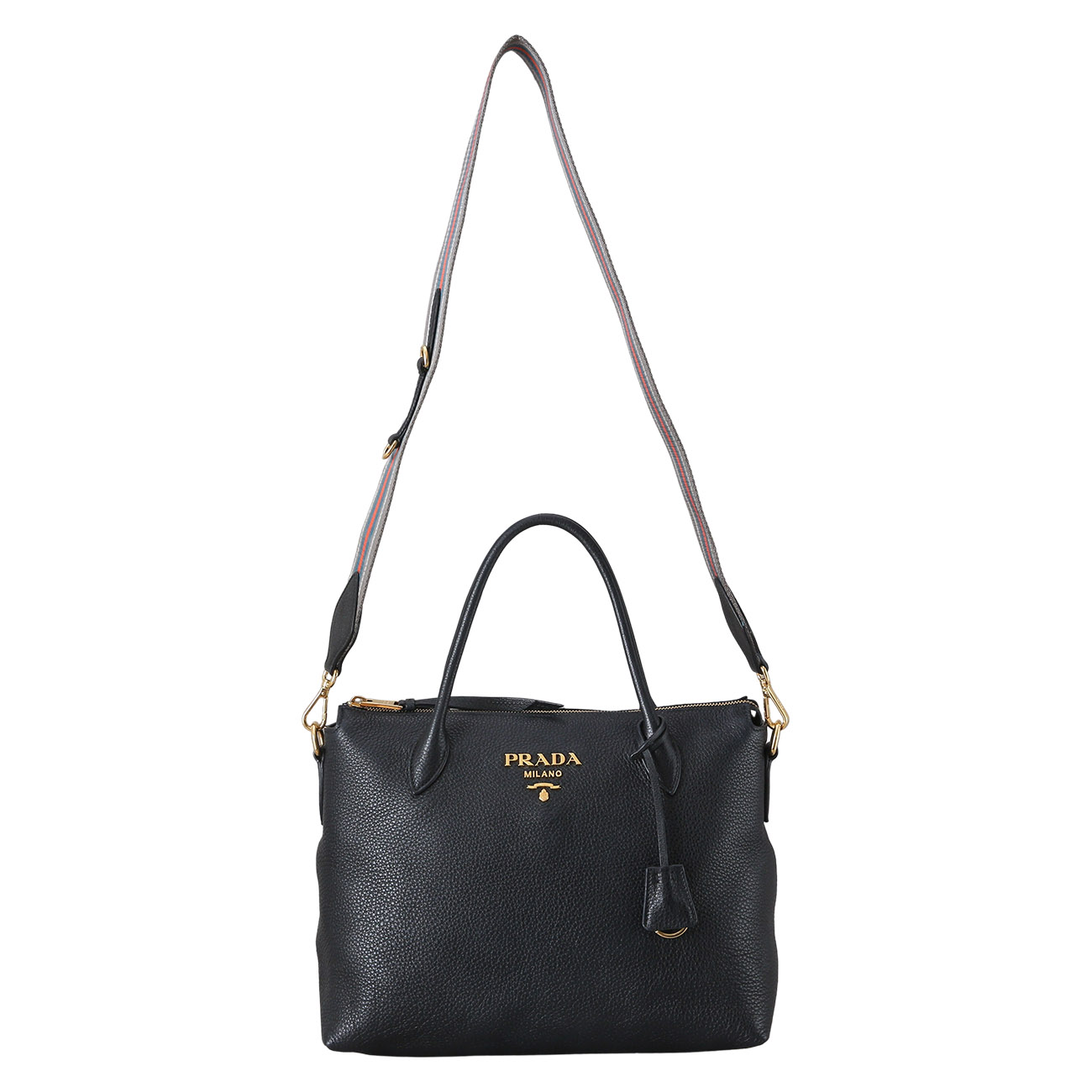 PRADA(USED)프라다 1BA157 비텔로 다이노 토트겸 숄더백