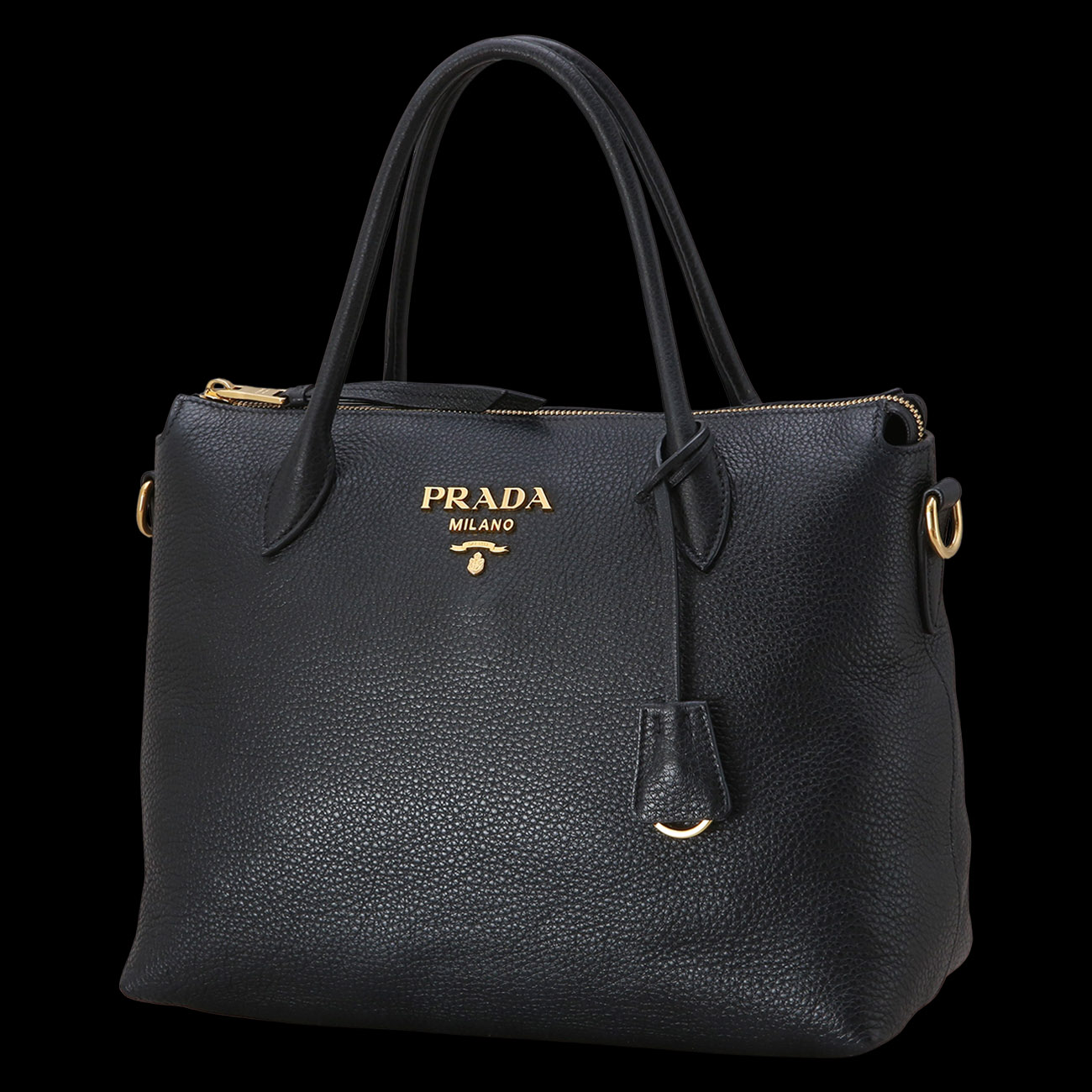 PRADA(USED)프라다 1BA157 비텔로 다이노 토트겸 숄더백