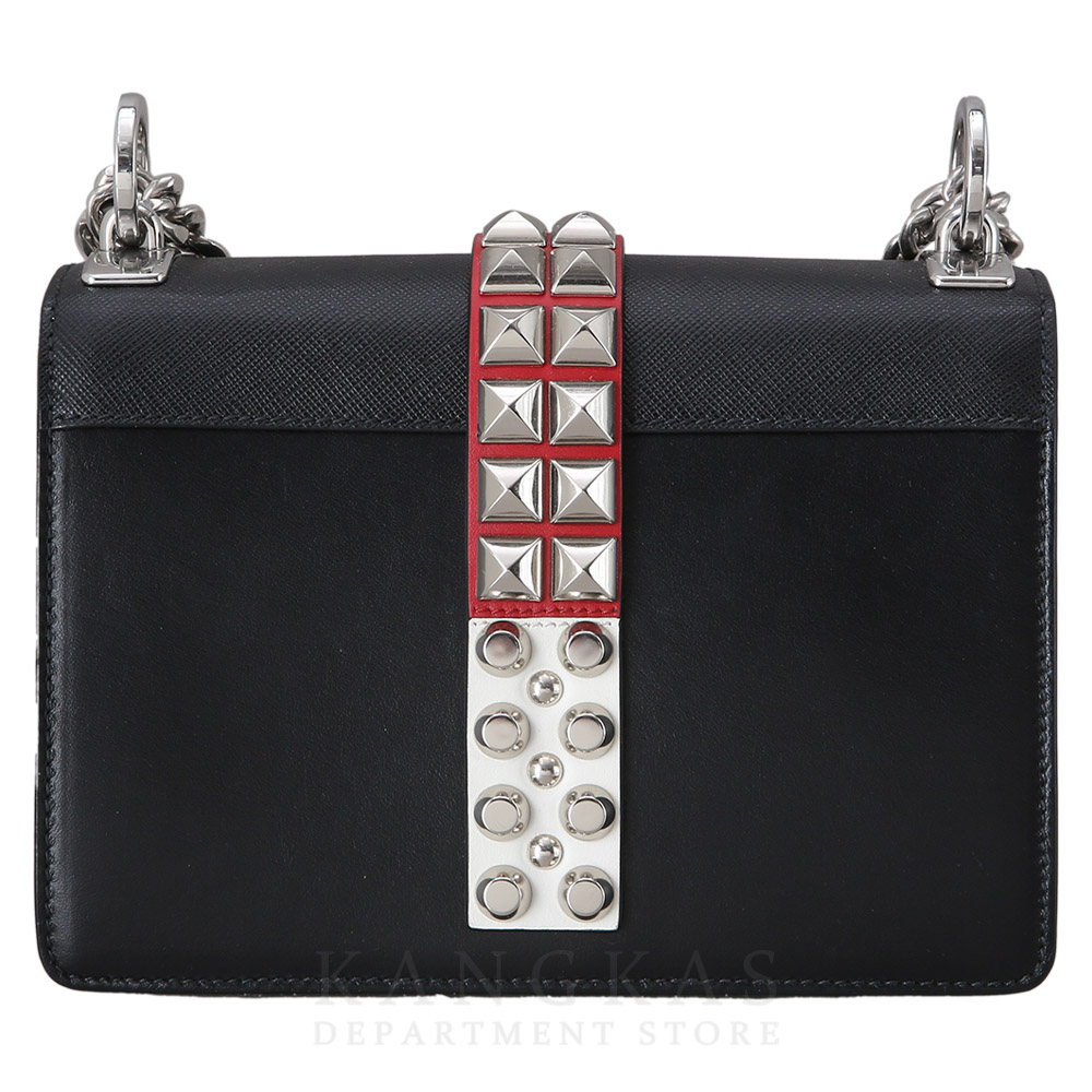 PRADA(USED)프라다 1BD171 시티 사피아노 스터드 체인 크로스백