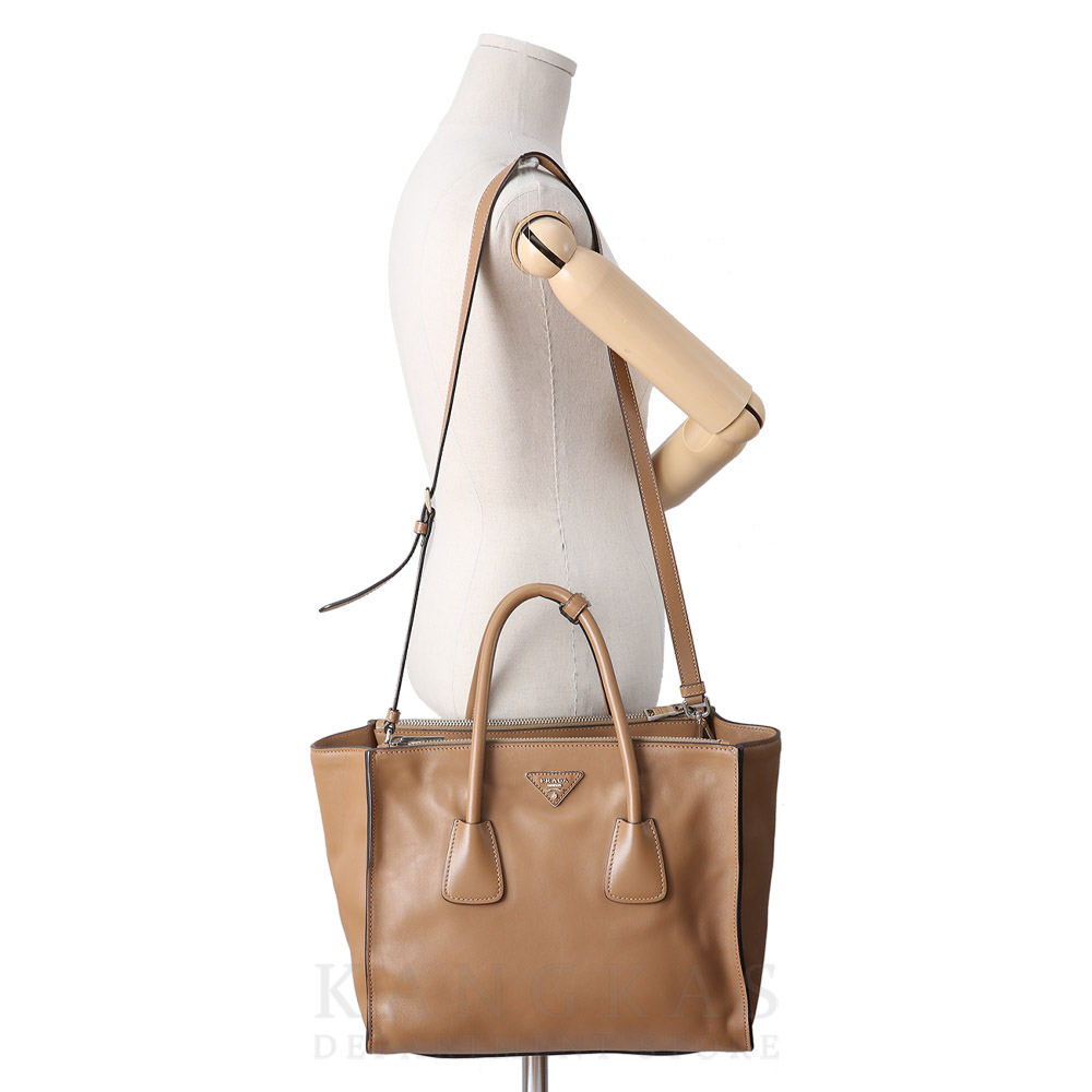 PRADA(USED)프라다 BN2762 더블 지퍼 티파니백