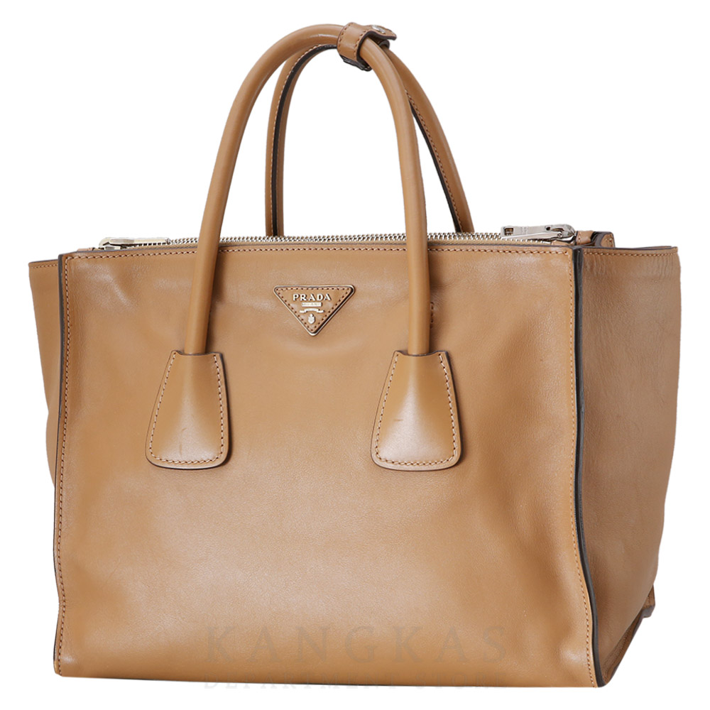 PRADA(USED)프라다 BN2762 더블 지퍼 티파니백