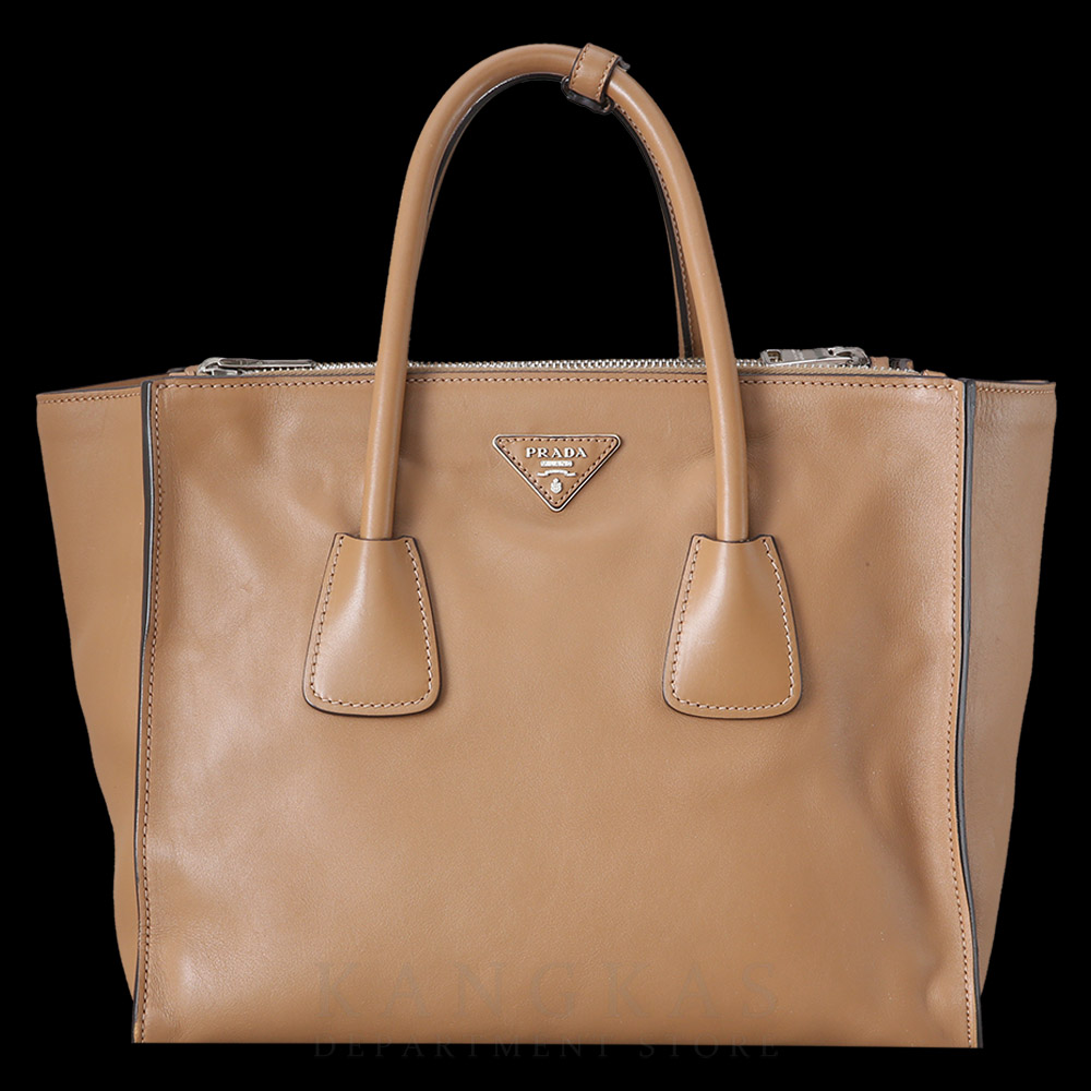 PRADA(USED)프라다 BN2762 더블 지퍼 티파니백