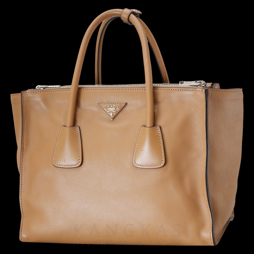 PRADA(USED)프라다 BN2762 더블 지퍼 티파니백