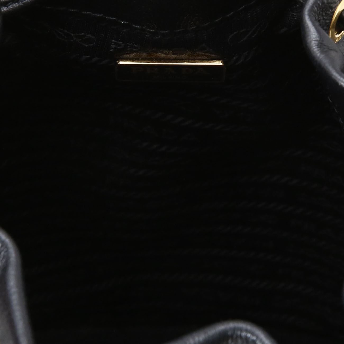 PRADA(USED)프라다 1BH038 레더 버킷백
