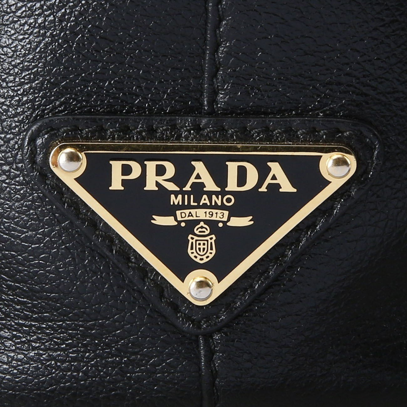 PRADA(USED)프라다 1BH038 레더 버킷백
