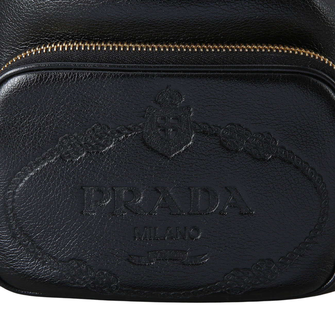 PRADA(USED)프라다 1BH038 레더 버킷백