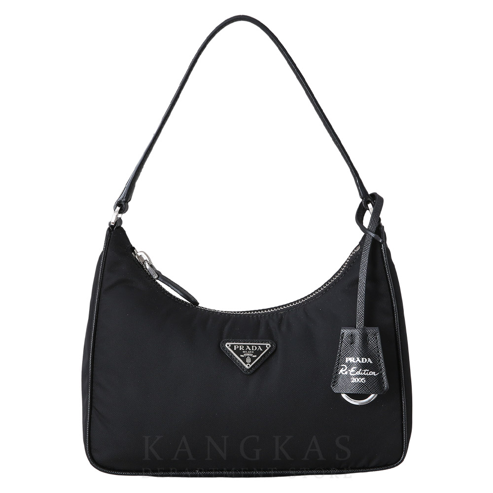 PRADA(USED)프라다 1NE204 리에디션 사피아노 트리밍 리나일론 호보백