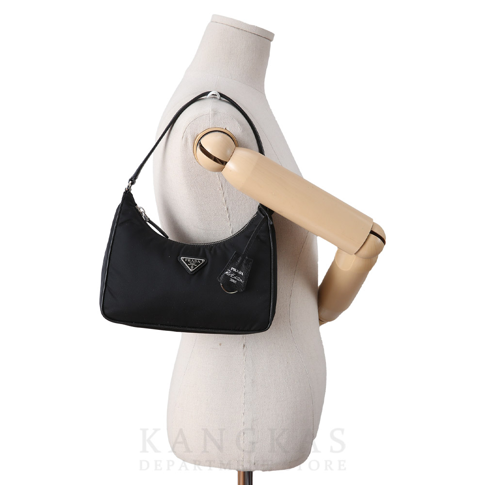 PRADA(USED)프라다 1NE204 리에디션 사피아노 트리밍 리나일론 호보백