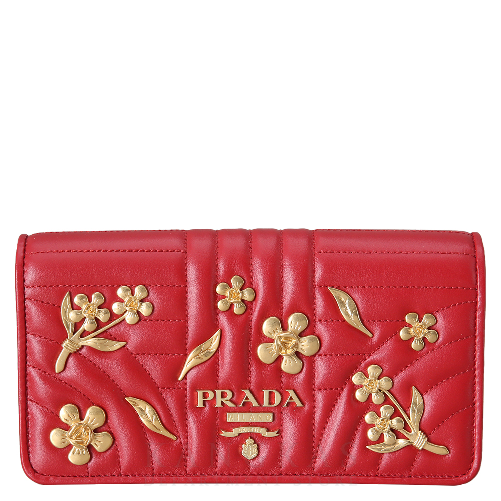 PRADA(USED)프라다 1DH044 시즌 장식 체인 크로스백