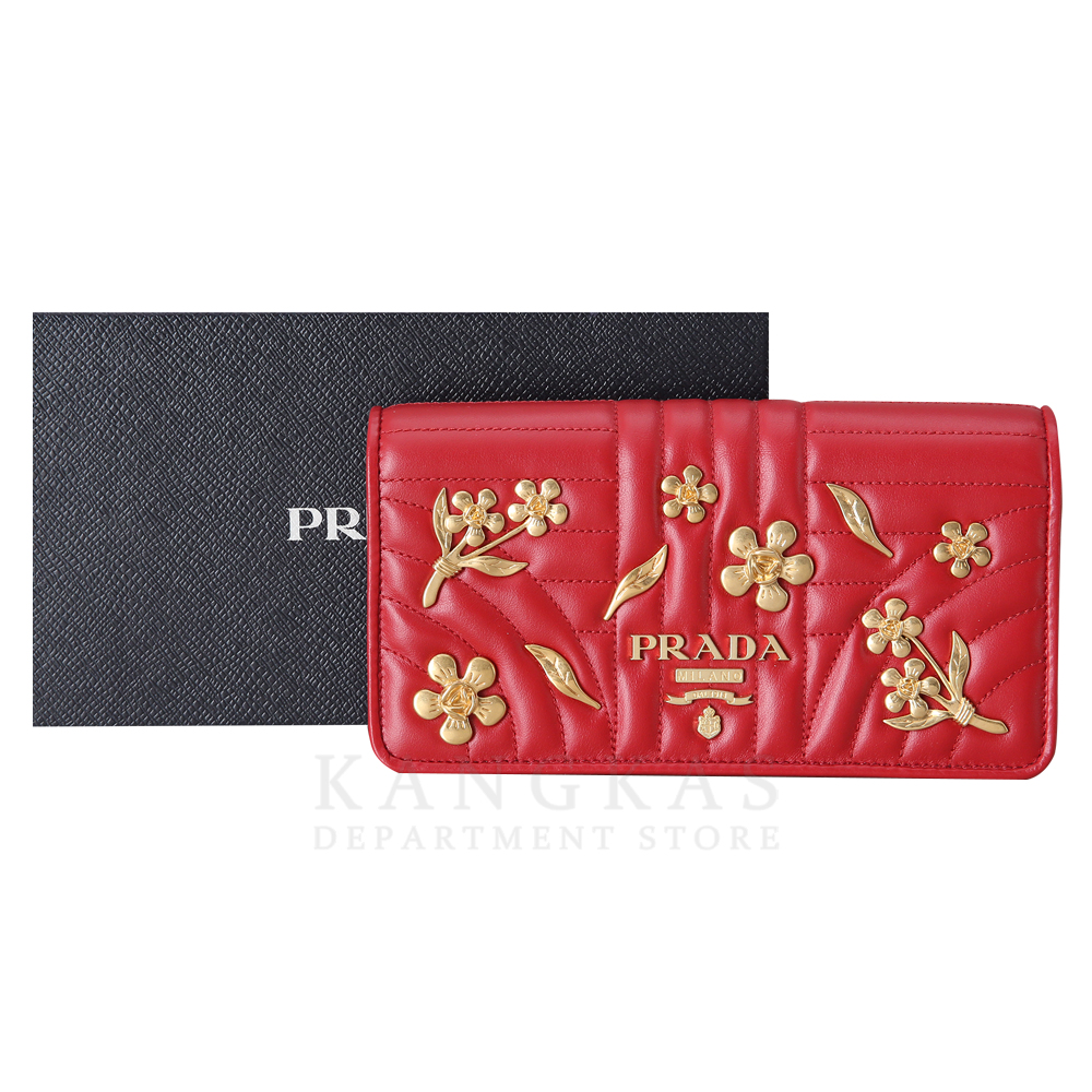 PRADA(USED)프라다 1DH044 시즌 장식 체인 크로스백