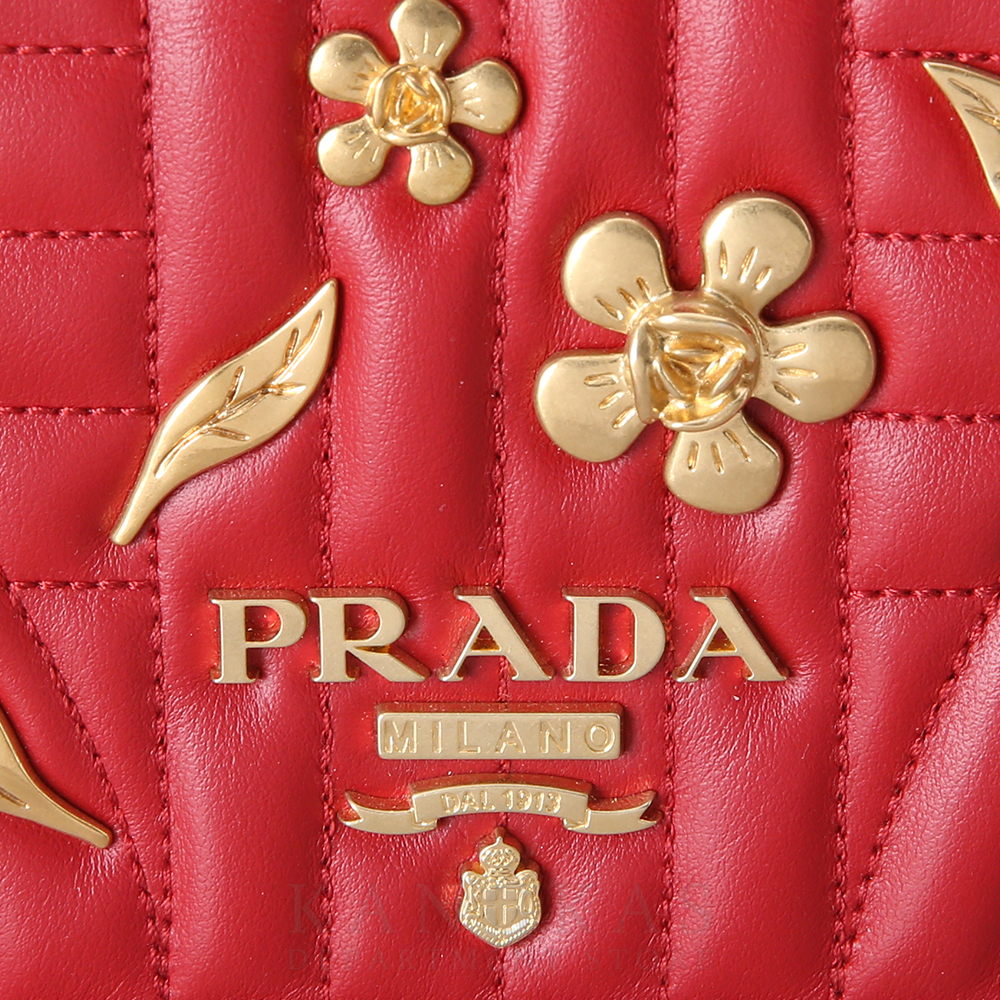 PRADA(USED)프라다 1DH044 시즌 장식 체인 크로스백