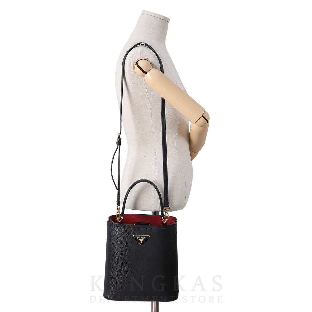 PRADA(USED)프라다 1BA212 파니에 사피아노 가죽 미디움 백