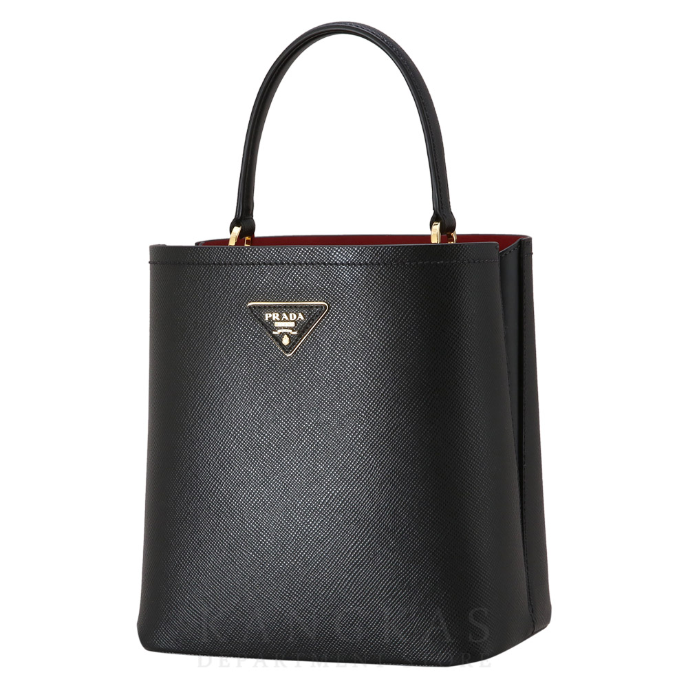 PRADA(USED)프라다 1BA212 파니에 사피아노 가죽 미디움 백