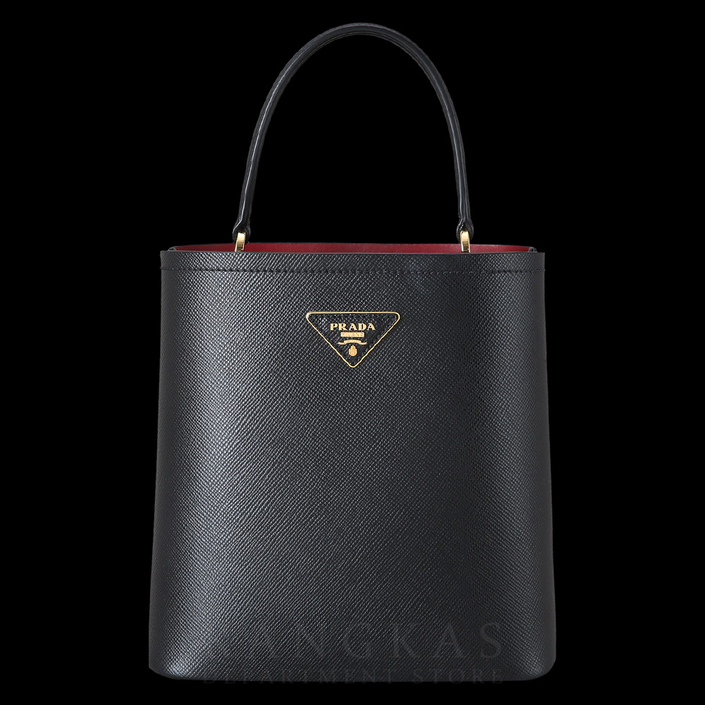 PRADA(USED)프라다 1BA212 파니에 사피아노 가죽 미디움 백
