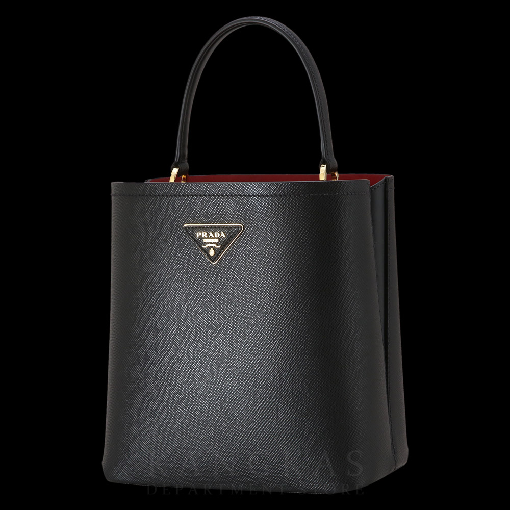 PRADA(USED)프라다 1BA212 파니에 사피아노 가죽 미디움 백