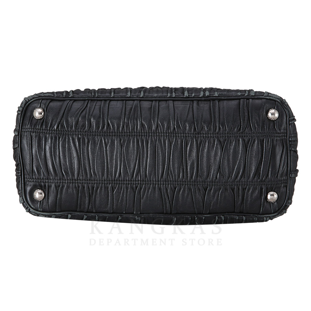 PRADA(USED)프라다 B2599L 레더 고프레 핸드백