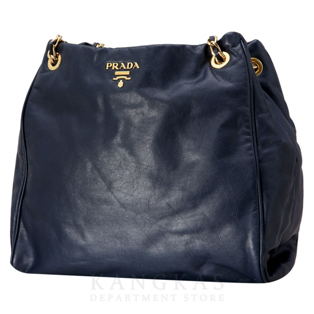 PRADA(USED)프라다 레더 숄더백