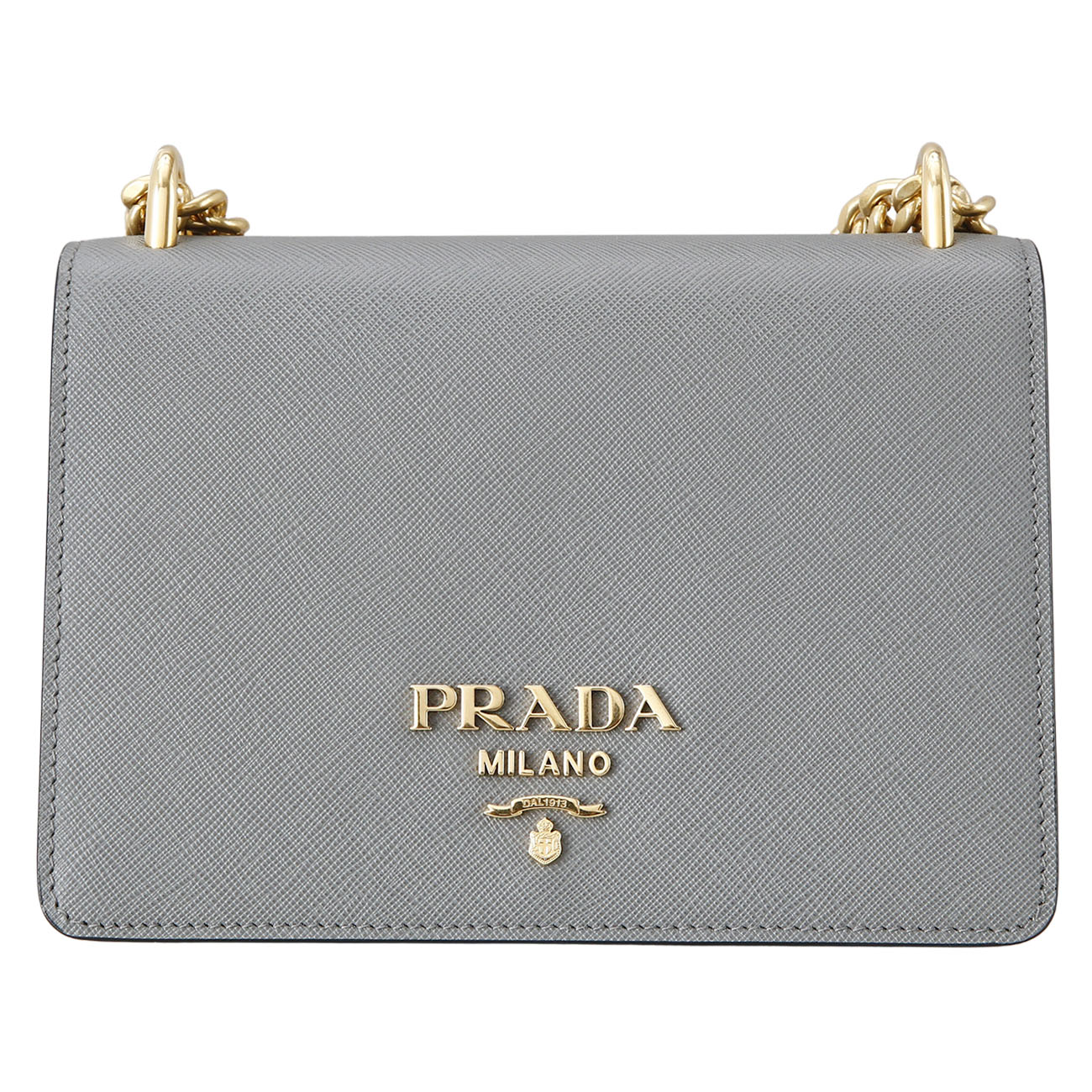PRADA(USED)프라다 사피아노 파티나 플랩 체인 백