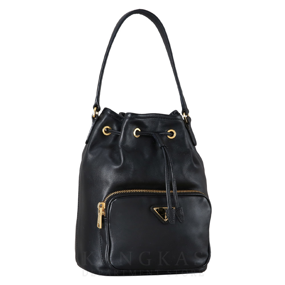 PRADA(USED)프라다 1BH038 레더 버킷백