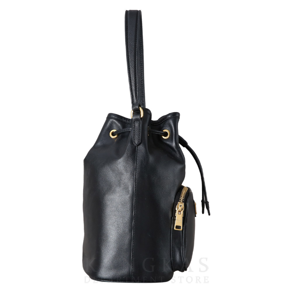 PRADA(USED)프라다 1BH038 레더 버킷백