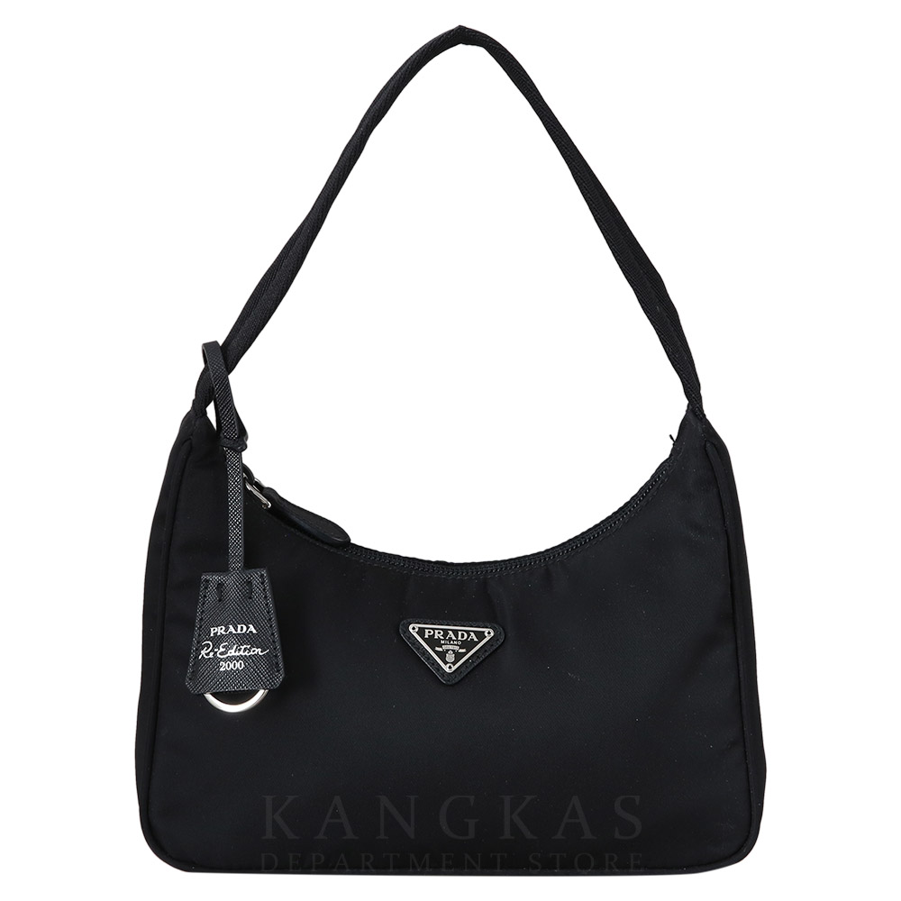 PRADA(USED)프라다 1NE204 리에디션 사피아노 트리밍 리나일론 호보백