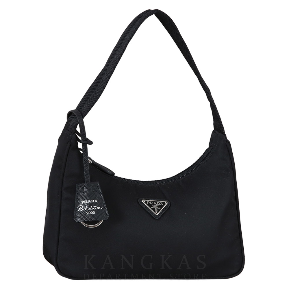 PRADA(USED)프라다 1NE204 리에디션 사피아노 트리밍 리나일론 호보백