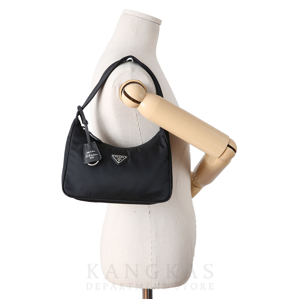 PRADA(USED)프라다 1NE204 리에디션 사피아노 트리밍 리나일론 호보백