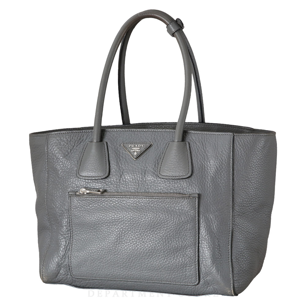 PRADA(USED)프라다 비텔로 다이노 레더 쇼퍼백