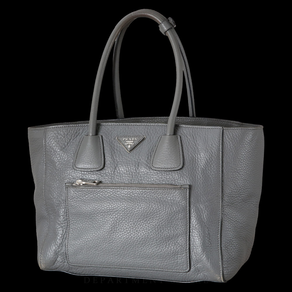 PRADA(USED)프라다 비텔로 다이노 레더 쇼퍼백